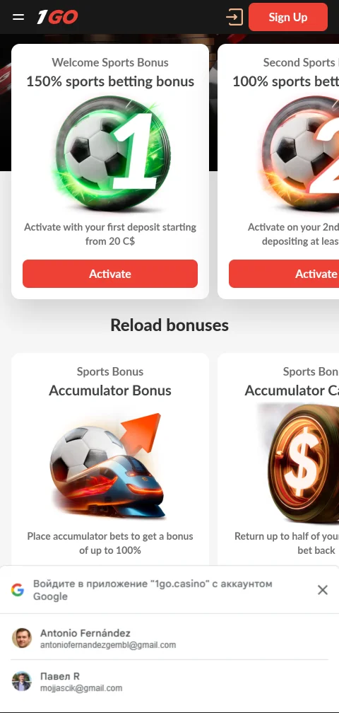 1Go Casino deposits withdrawals and payment options
