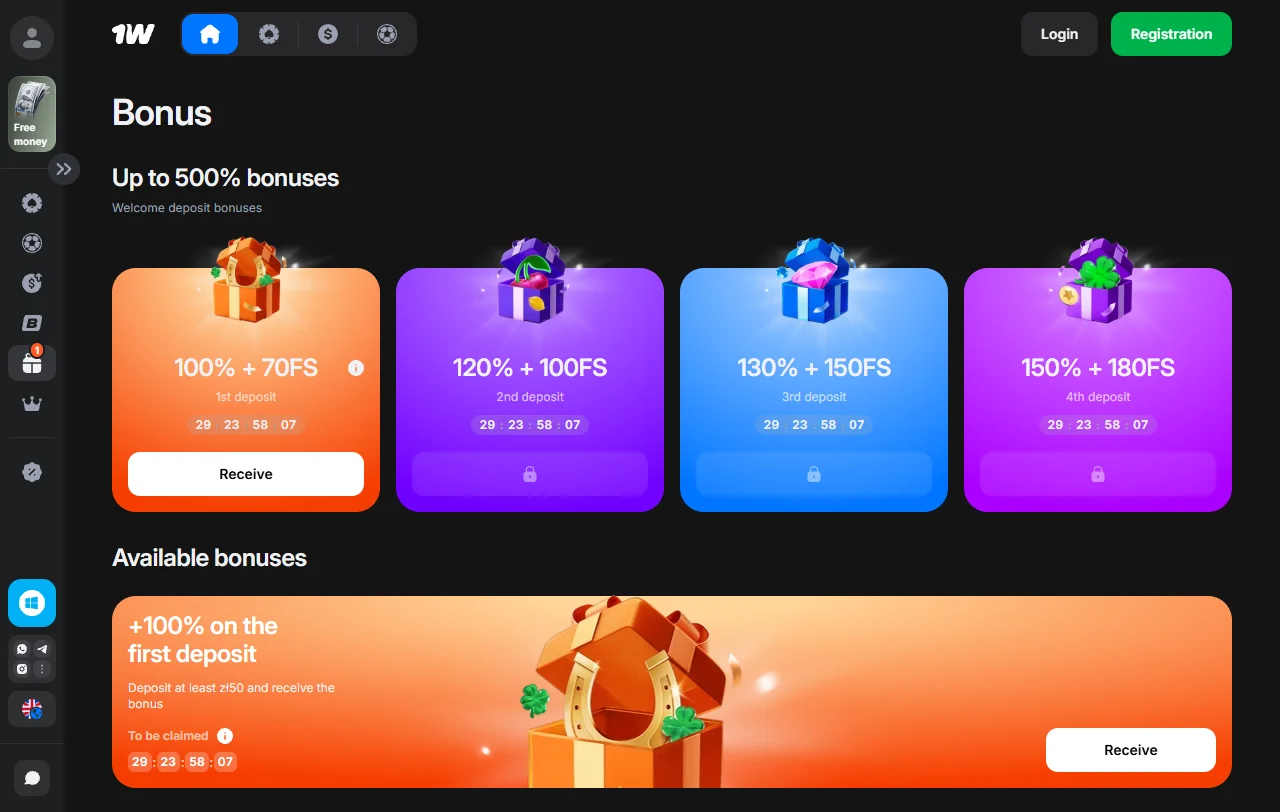 1win Casino bonuses and CA$700 welcome offer explained for Canadian readers