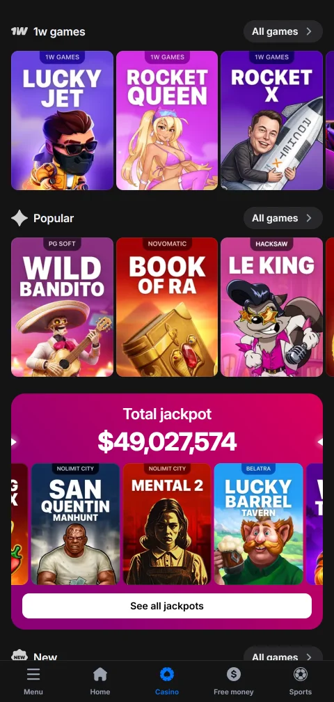 1win Casino crypto deposits withdrawals and payment options in Canada