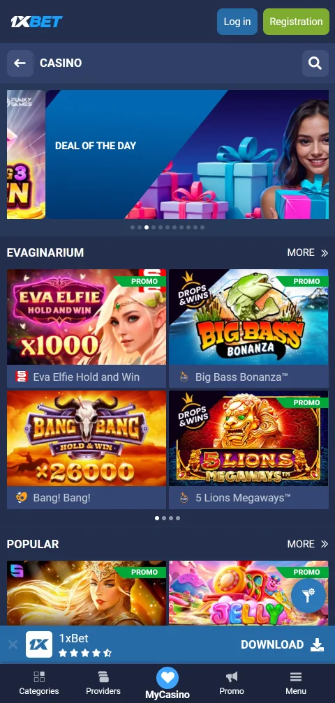 1xBet Casino deposits, withdrawals, and payment options overview