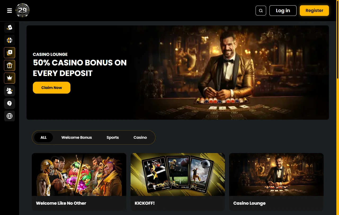 29Black Casino welcome offers, bonus terms and promotional structure explained