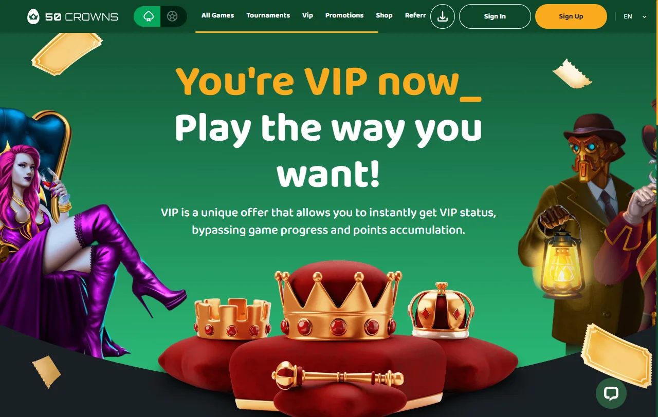 50 crowns Casino bonuses, promotions, and welcome offers