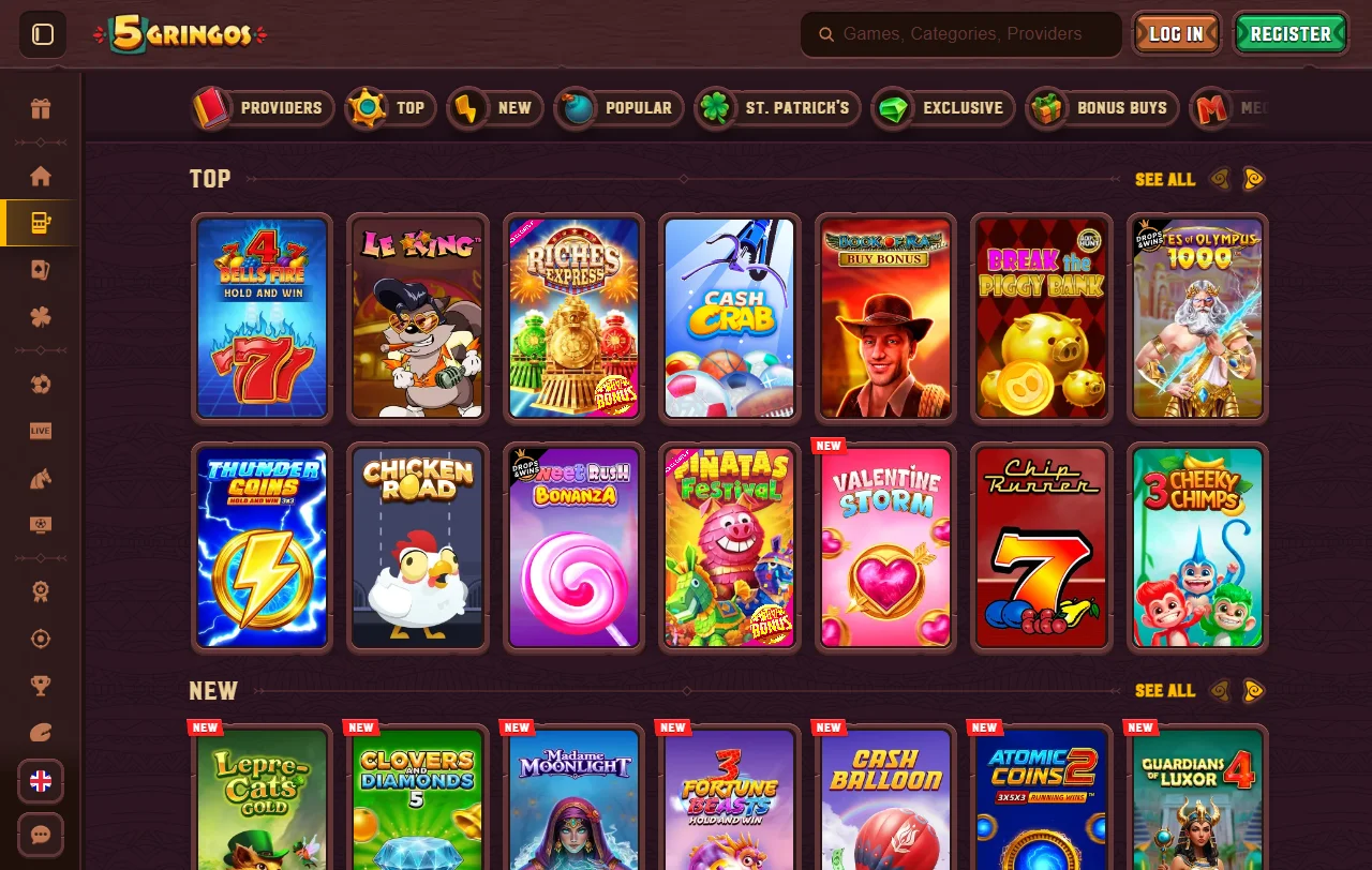 5Gringos Casino bonuses and promotions summary for cautious comparison