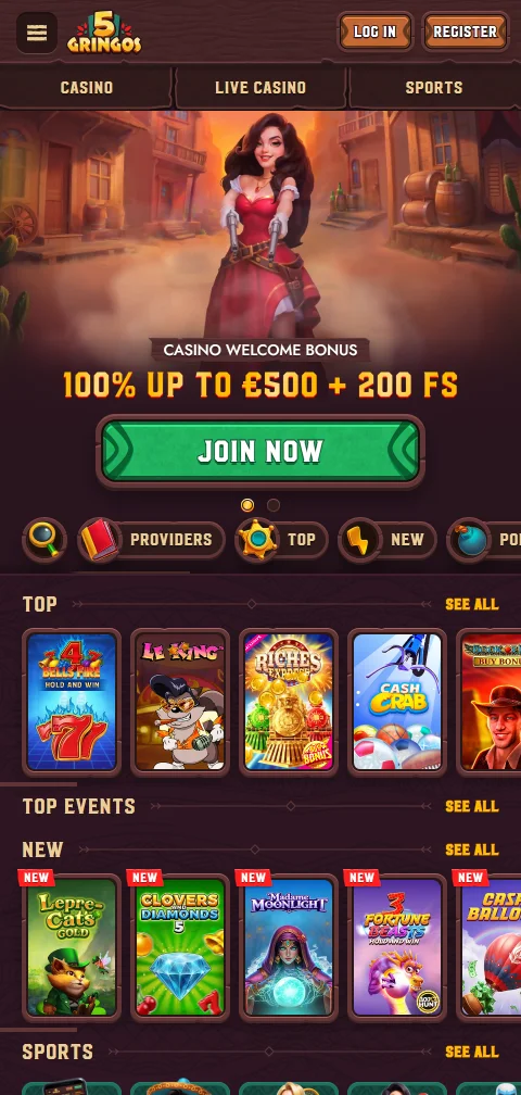 5Gringos Casino mobile access and smartphone compatibility for Canada