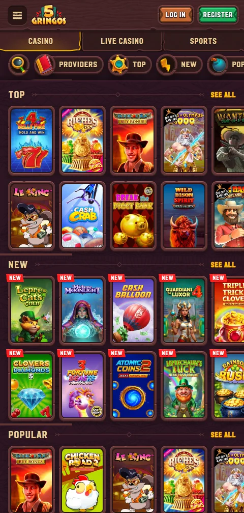 5Gringos Casino security licensing and player protection details