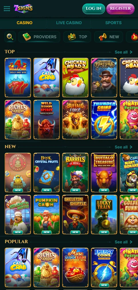 7Signs Casino deposits and withdrawals with Canadian payment options