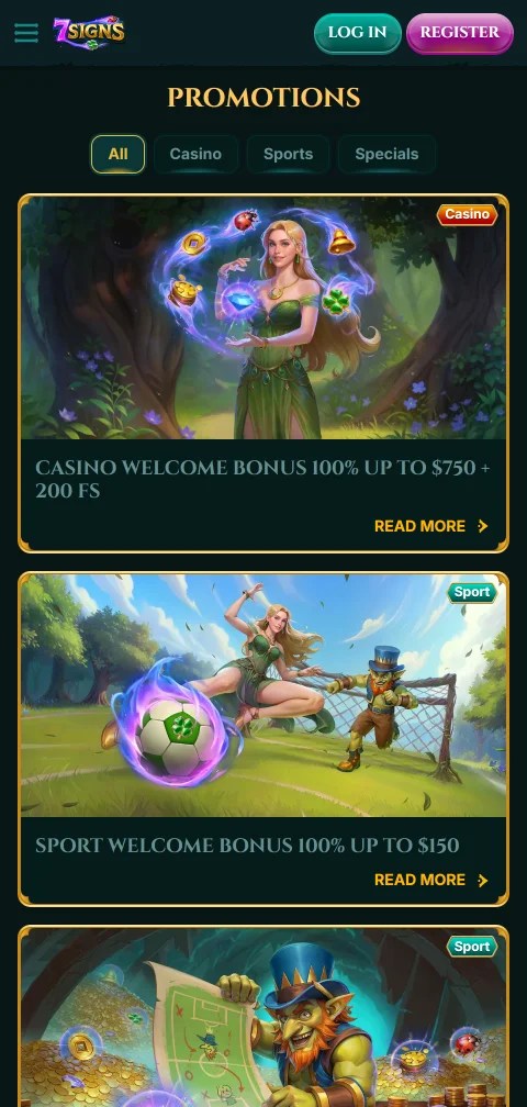 7Signs Casino security, licence details and player protection overview