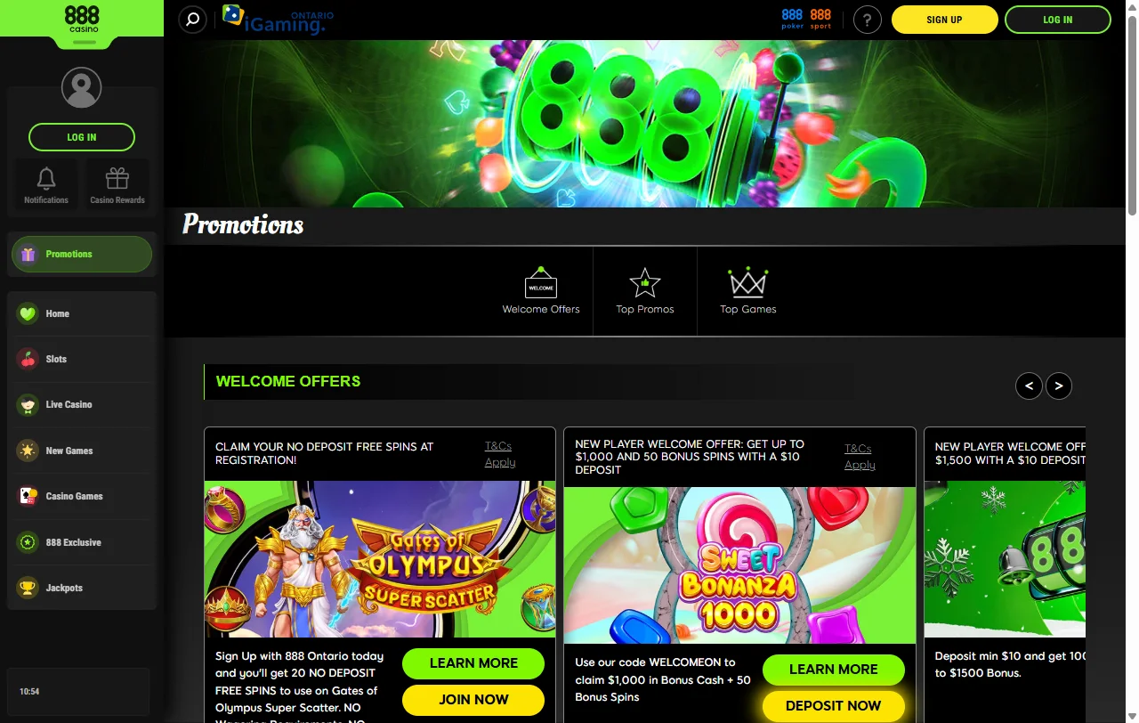 888 Casino bonus structure and welcome offer details