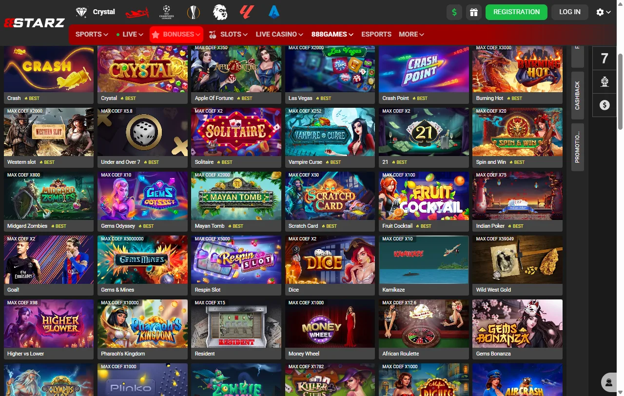 888Starz Casino bonuses and promotional structure for Canadian readers
