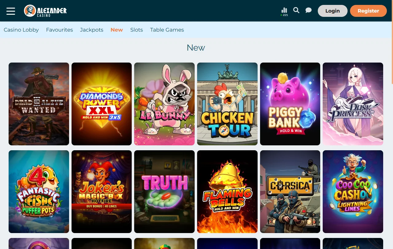 Alexander Casino welcome offers and bonus structure for Canada