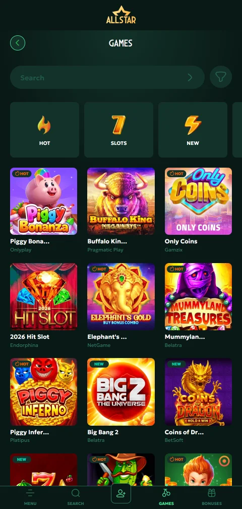 AllStar Casino licence and player protection summary