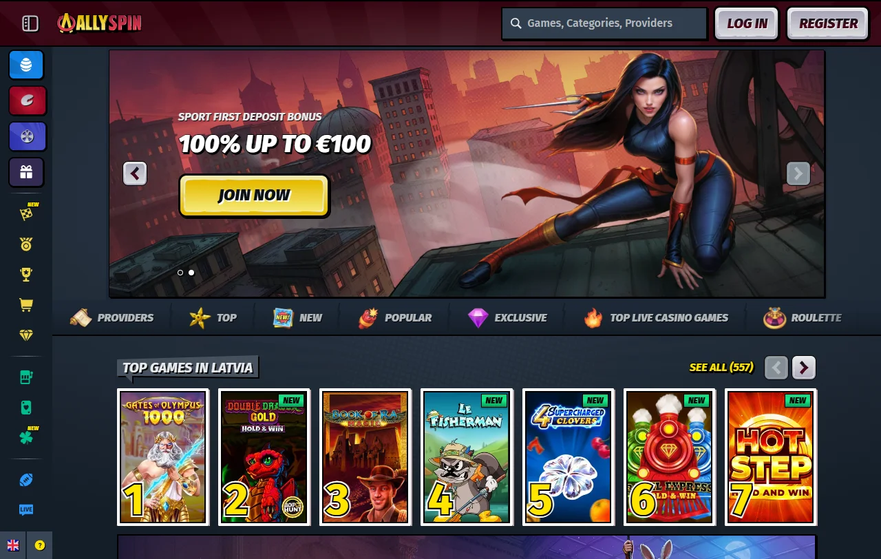 Allyspin Casino review with Canadian player focus and practical assessment