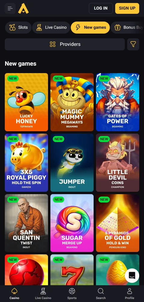 AmonBet Casino deposits, withdrawals and banking options