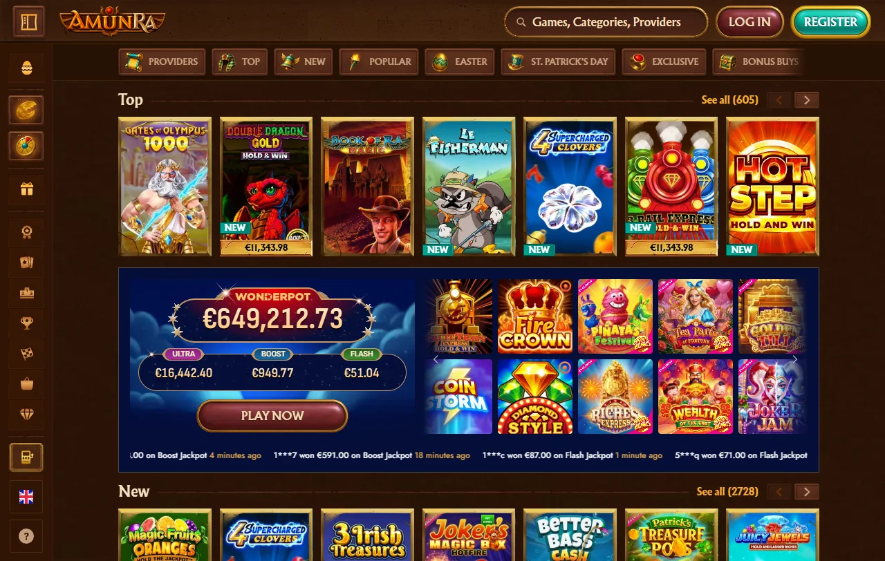 AmunRa Casino bonus structure and wagering terms for Canada players
