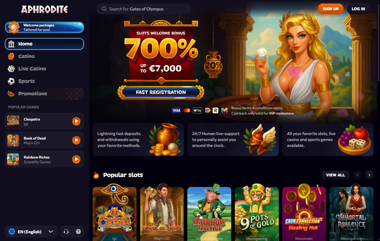 Aphrodite Casino review summary for Canada players and platform evaluation