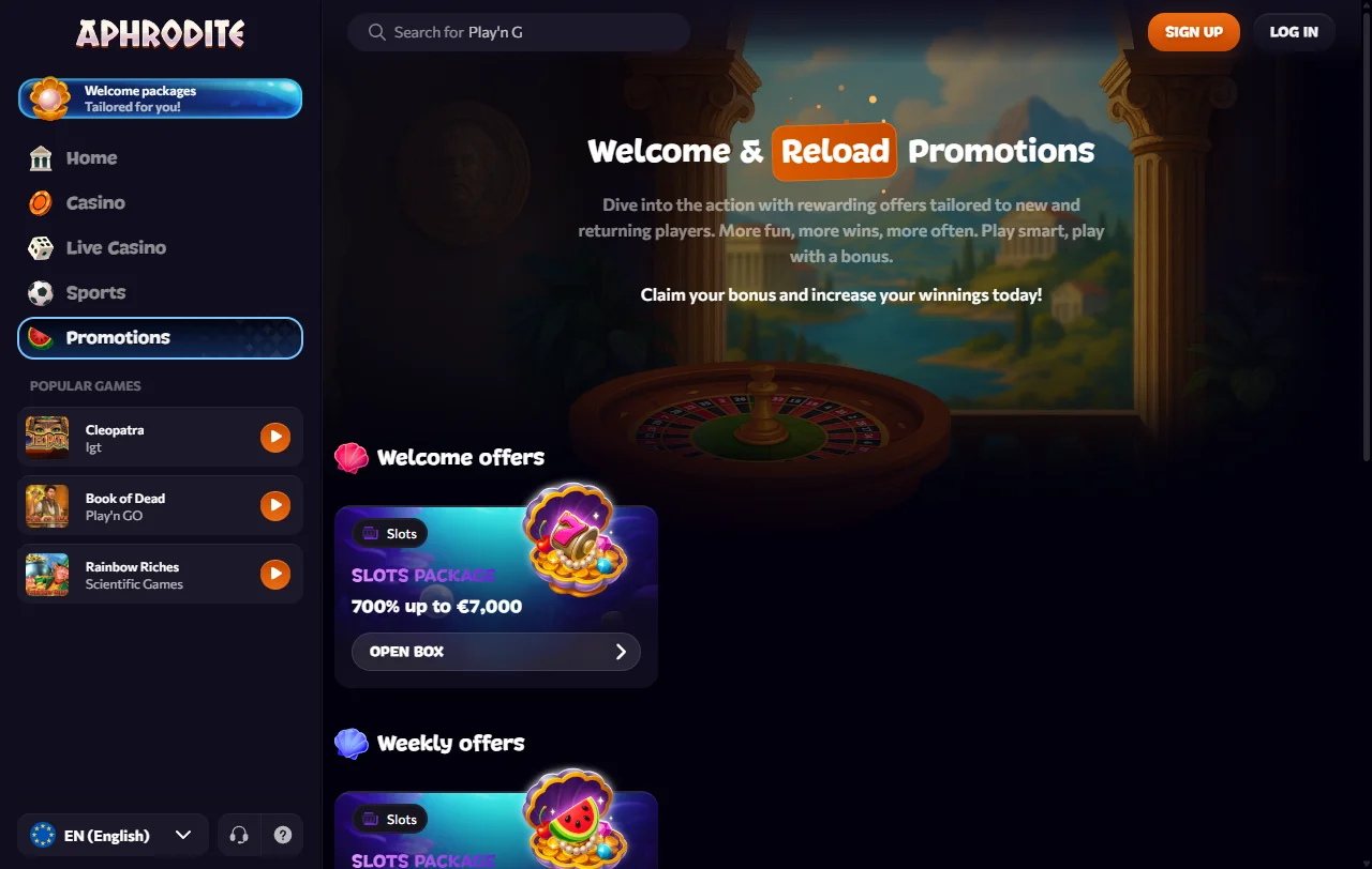 Aphrodite Casino bonus terms and welcome offer analysis for readers