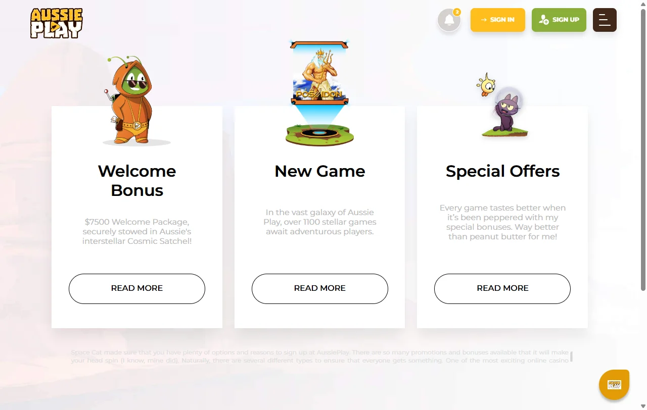 Aussie Play Casino bonuses and promotion terms overview