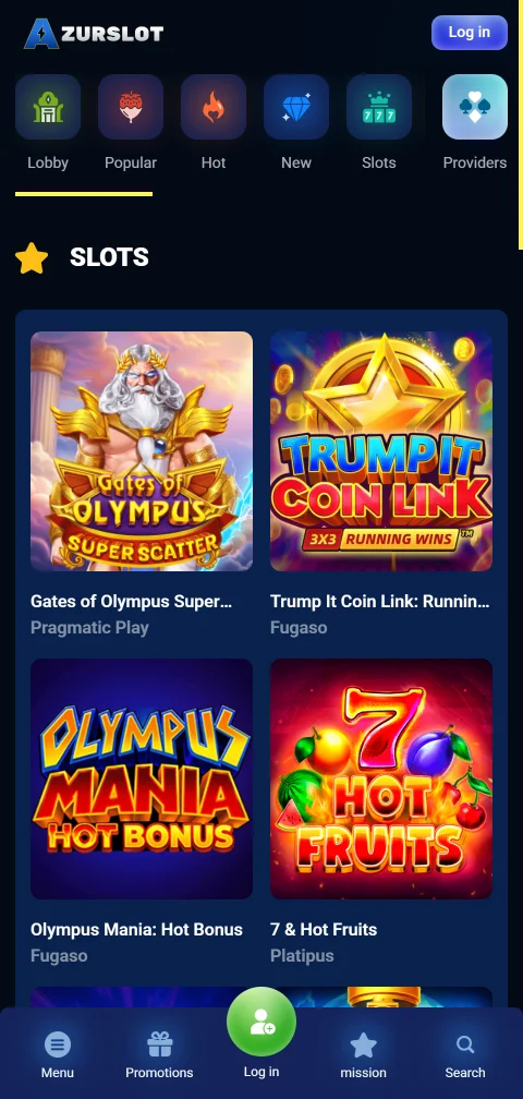 AzurSlot Casino deposits, withdrawals, and payment methods guide