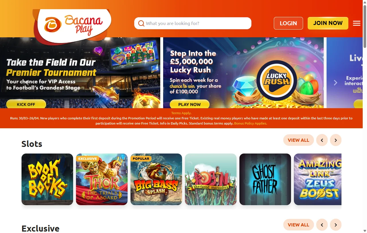 Bacana Play Casino complete review for Canada players