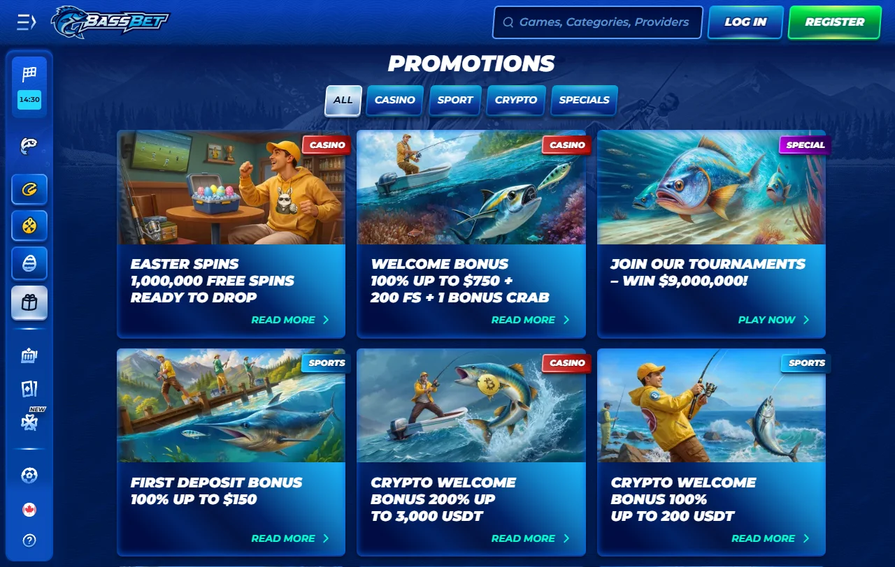 BassBet Casino welcome bonus terms and promotional structure summary