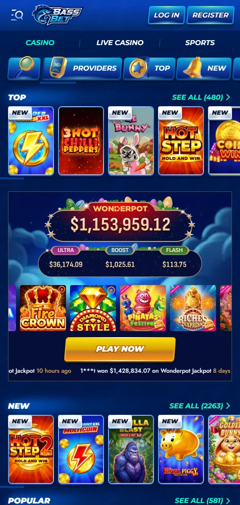 BassBet Casino payment methods, deposits, and withdrawals for Canada