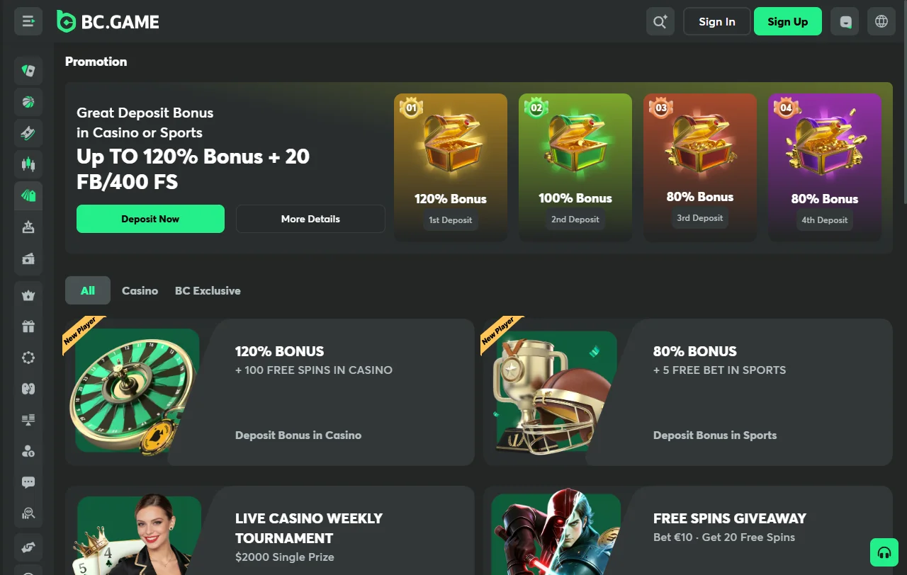 BC.Game Casino games and provider coverage for readers