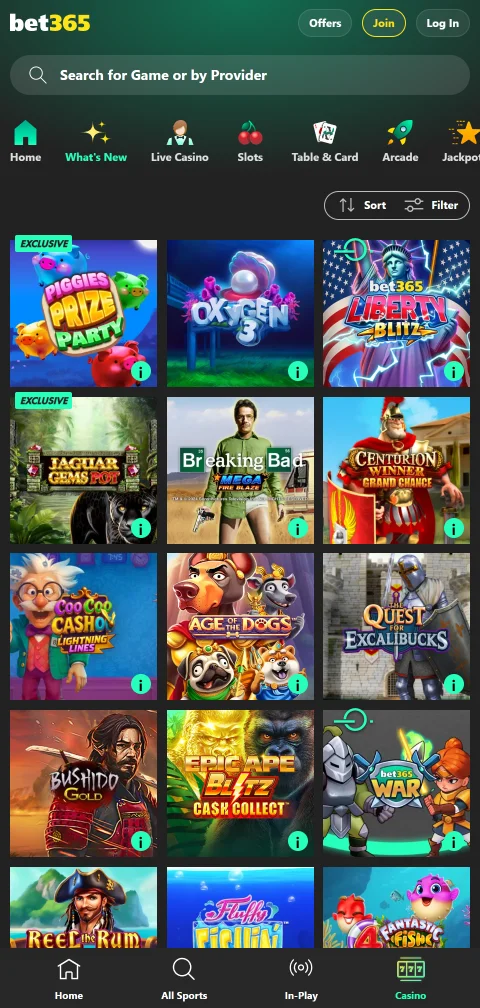bet365 Casino deposits, withdrawals and payment methods for players