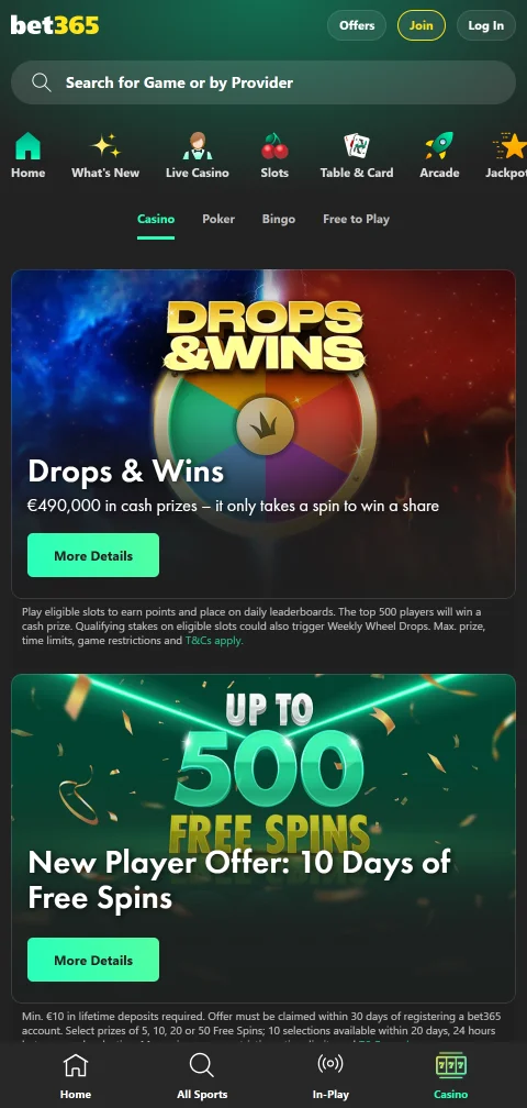 bet365 Casino security, licensing and player protection overview