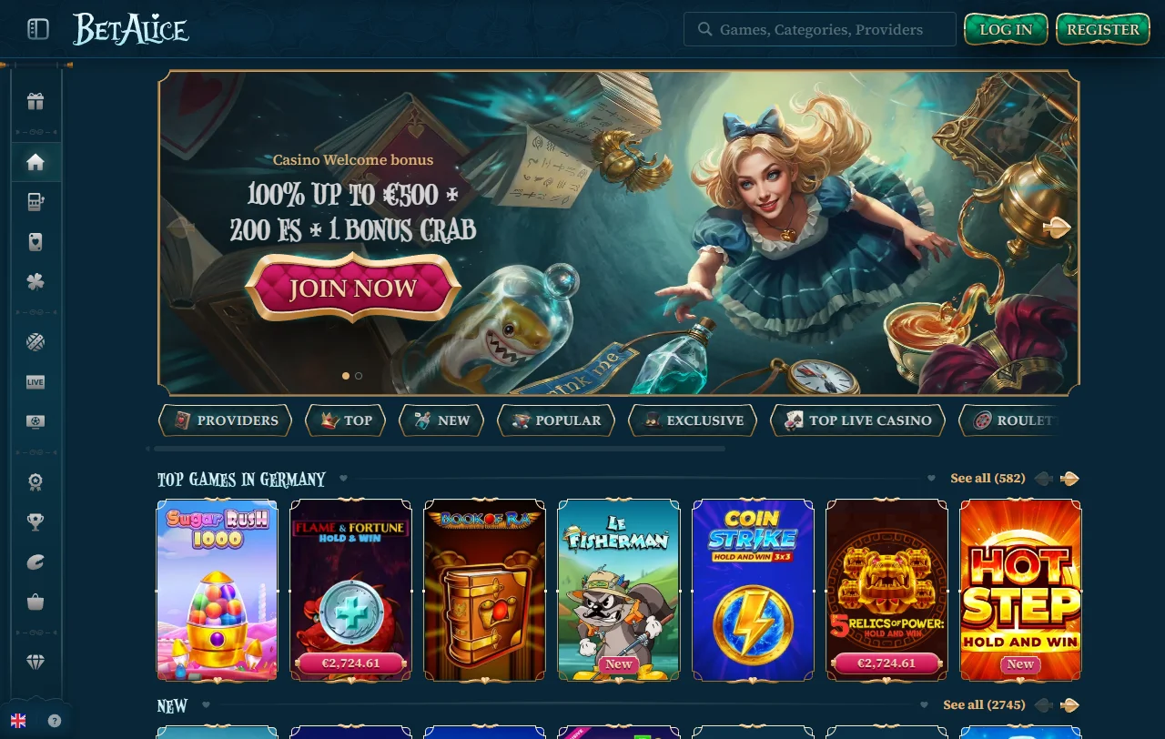 BetAlice Casino complete review for Canada players and platform transparency