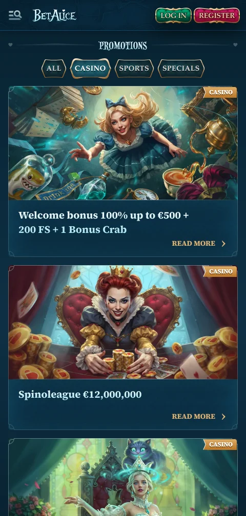 BetAlice Casino deposits, withdrawals, and payment methods explained