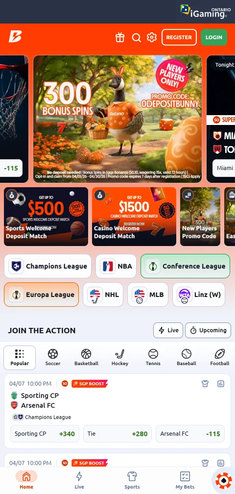 Betano Casino mobile access for smartphone players