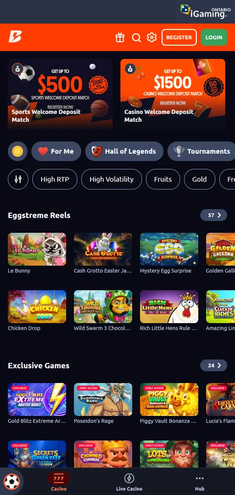 Betano Casino deposits and withdrawals for Canada
