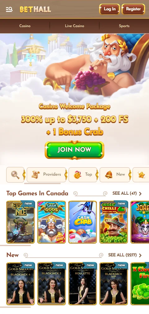 BetHall Casino mobile play with browser access and responsive layout