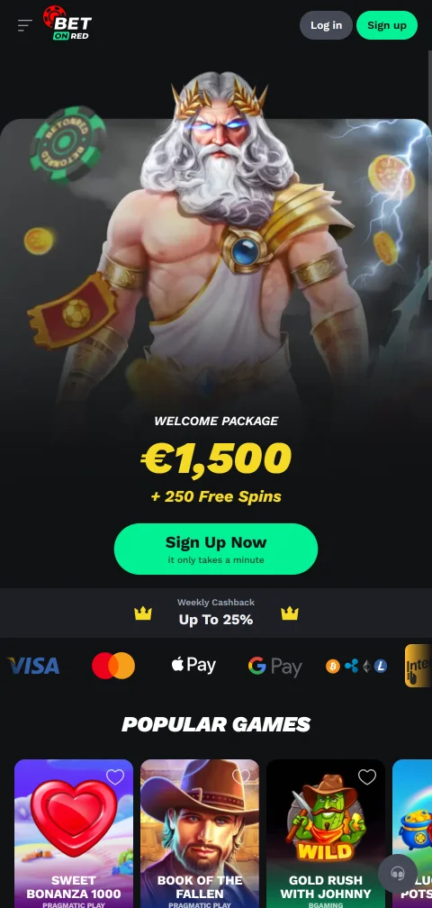 BetOnRed Casino mobile access with browser-based play for Canada players