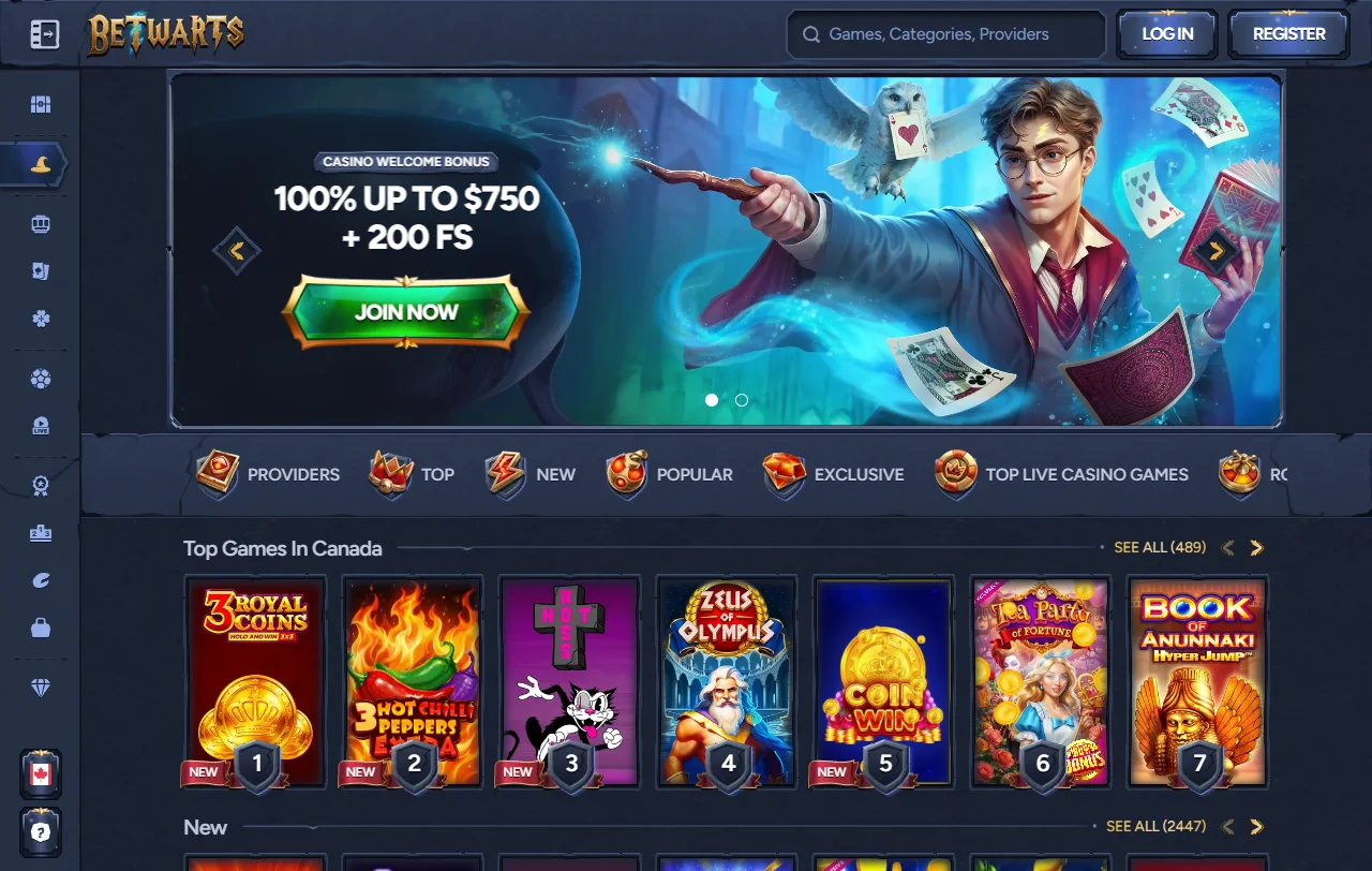 Betwarts Casino review covering games, banking, and licensing context