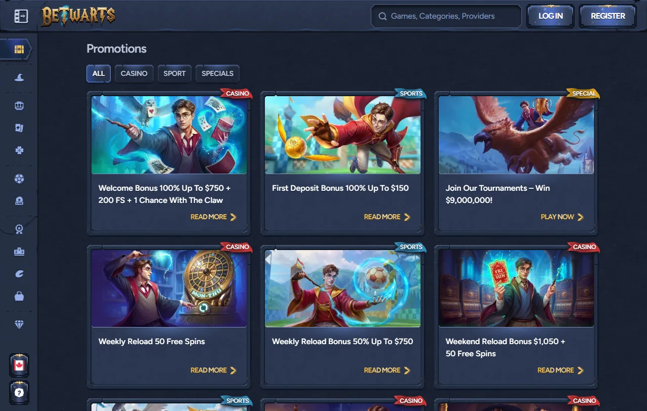 Betwarts Casino bonuses, wagering terms, and welcome offer summary