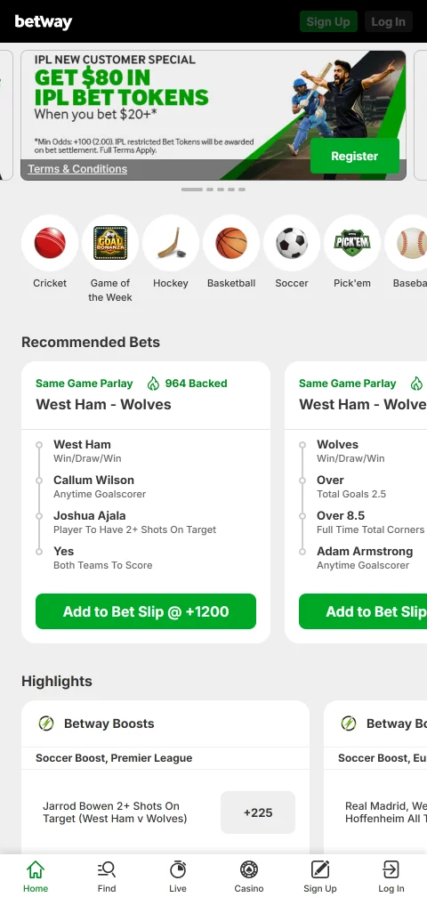 Betway Casino security, licensing, and player protection overview