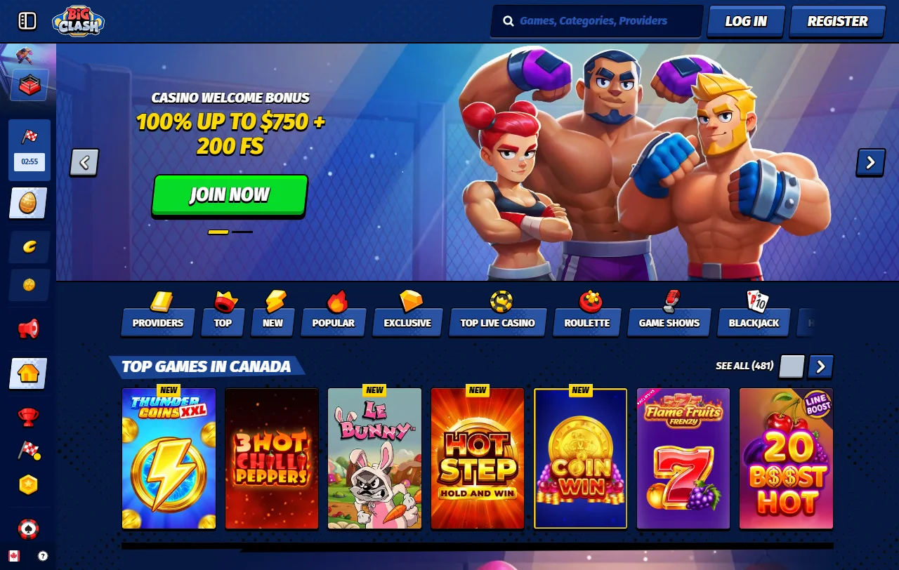 BigClash Casino review for Canada players covering core platform details
