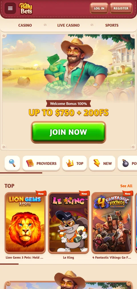 BillyBets Casino mobile access and accessibility for Canadian players