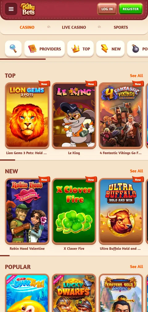 BillyBets Casino deposits and withdrawals for Canada banking