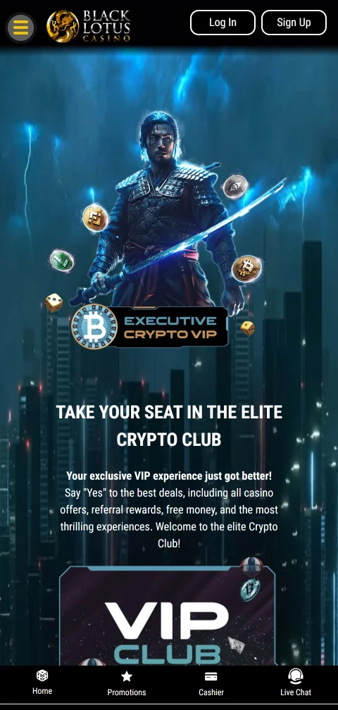 Black Lotus Casino mobile access for smartphones in Canada