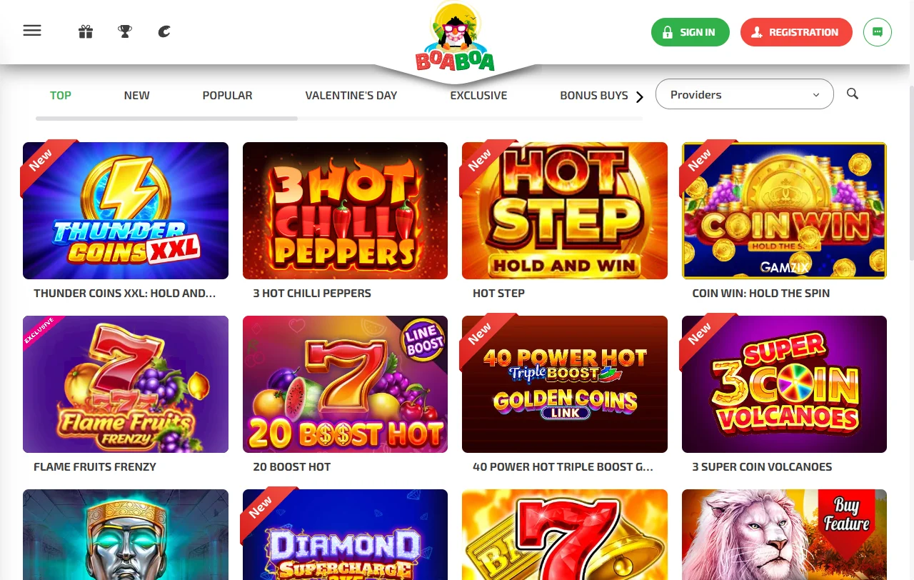 BoaBoa Casino bonuses overview with welcome offer and wagering terms