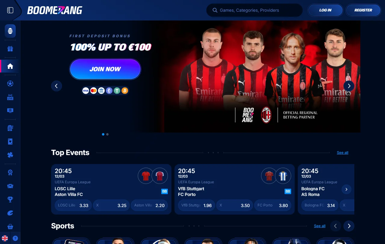Boomerang Casino review covering platform features and Canada player context