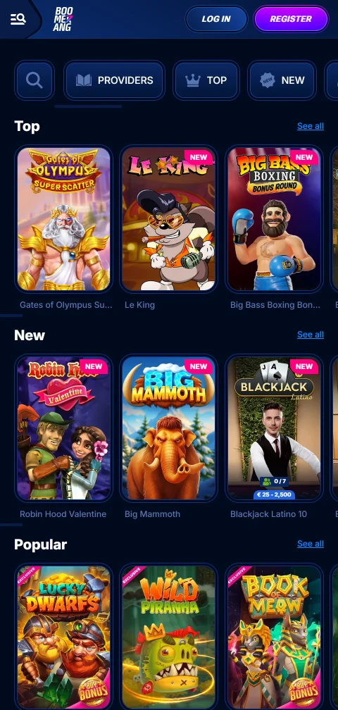 Boomerang Casino security, licensing and player protection overview