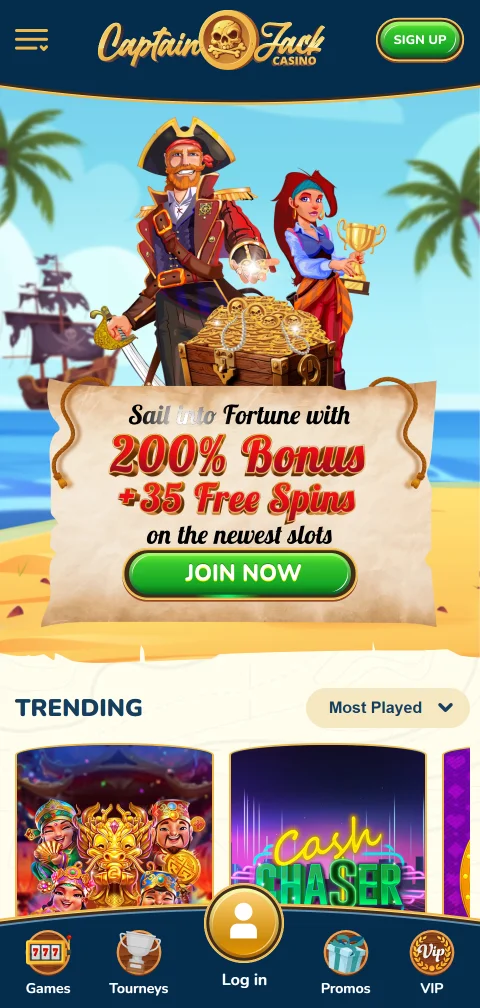 Captain Jack Casino mobile access and smartphone-friendly gaming experience