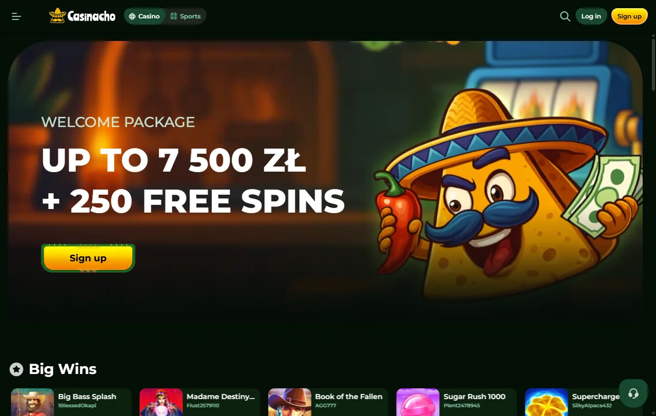 Casinacho Casino review covering licensing, games, banking, and player support
