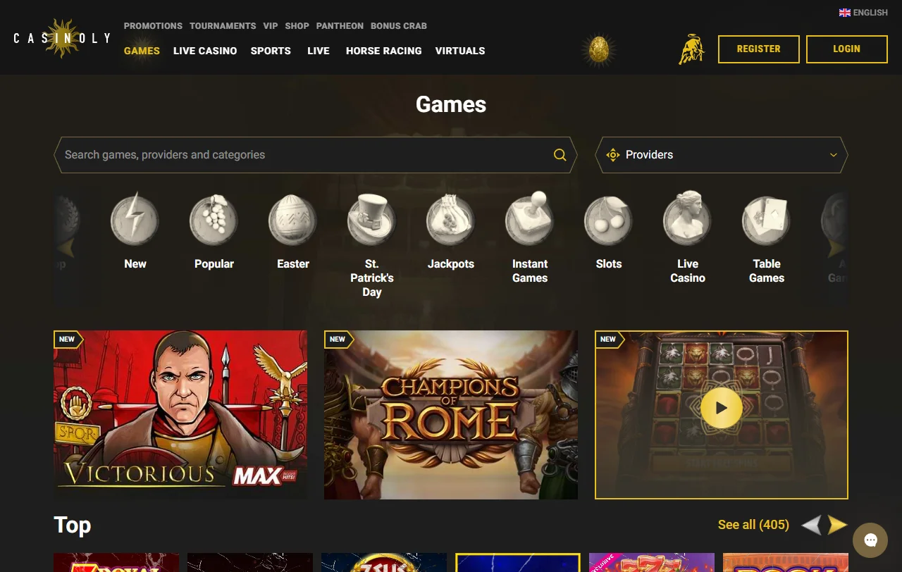 Casinoly Casino game selection and provider coverage for Canadian readers