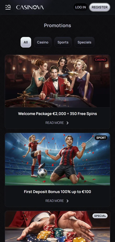 Casinova Casino licensing security and player protection review