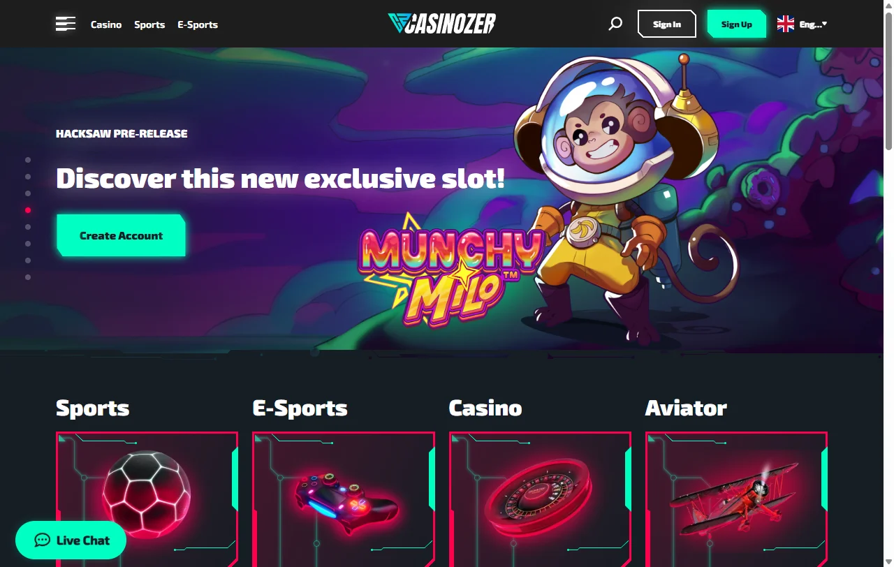 Casinozer Casino overview for Canada players and editorial review context