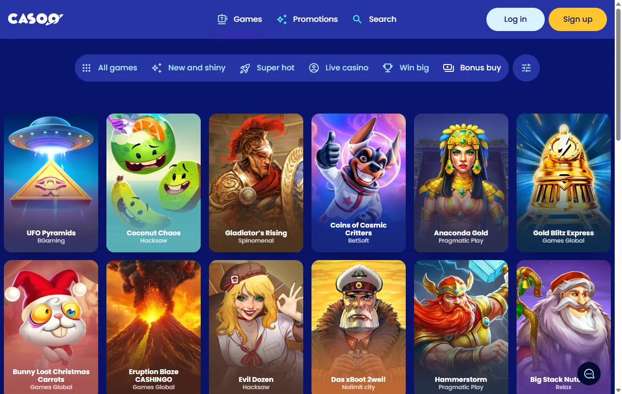 Casoo Casino promotions, welcome offer, and bonus terms